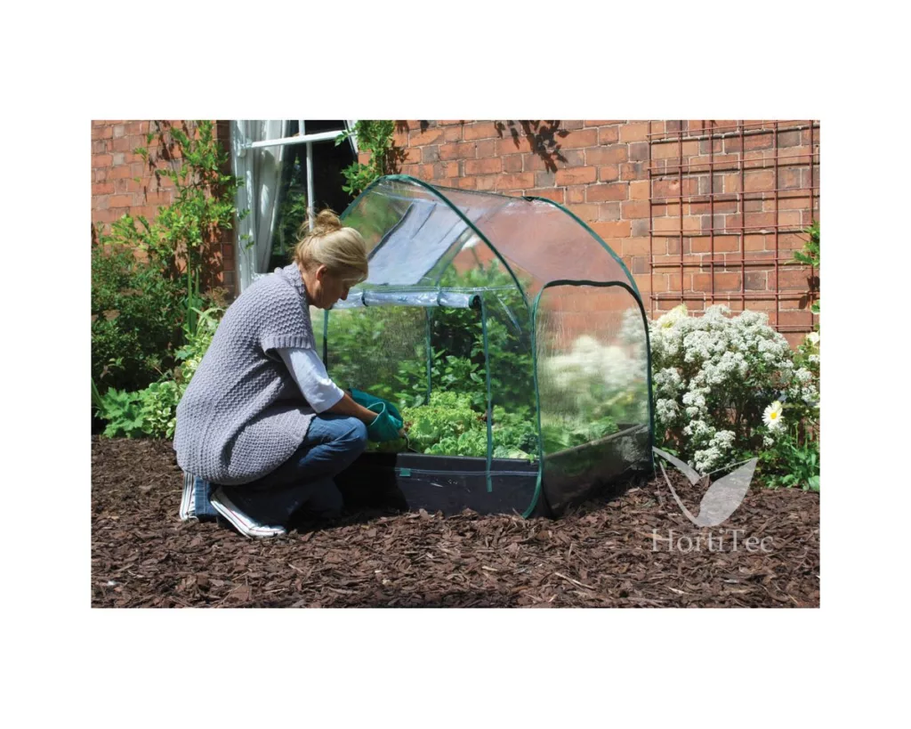 Huerto Urbano Cubierta plástico Pop Up para Grow Bed — vista 2