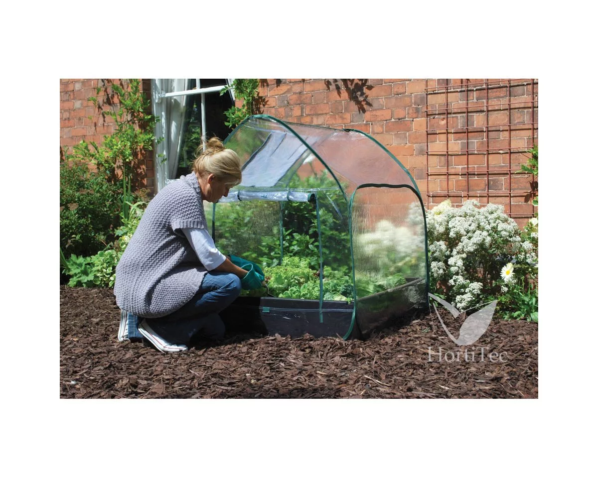 Huerto Urbano Cubierta plástico Pop Up para Grow Bed — vista 2