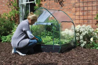 Huerto Urbano Cubierta plástico Pop Up para Grow Bed