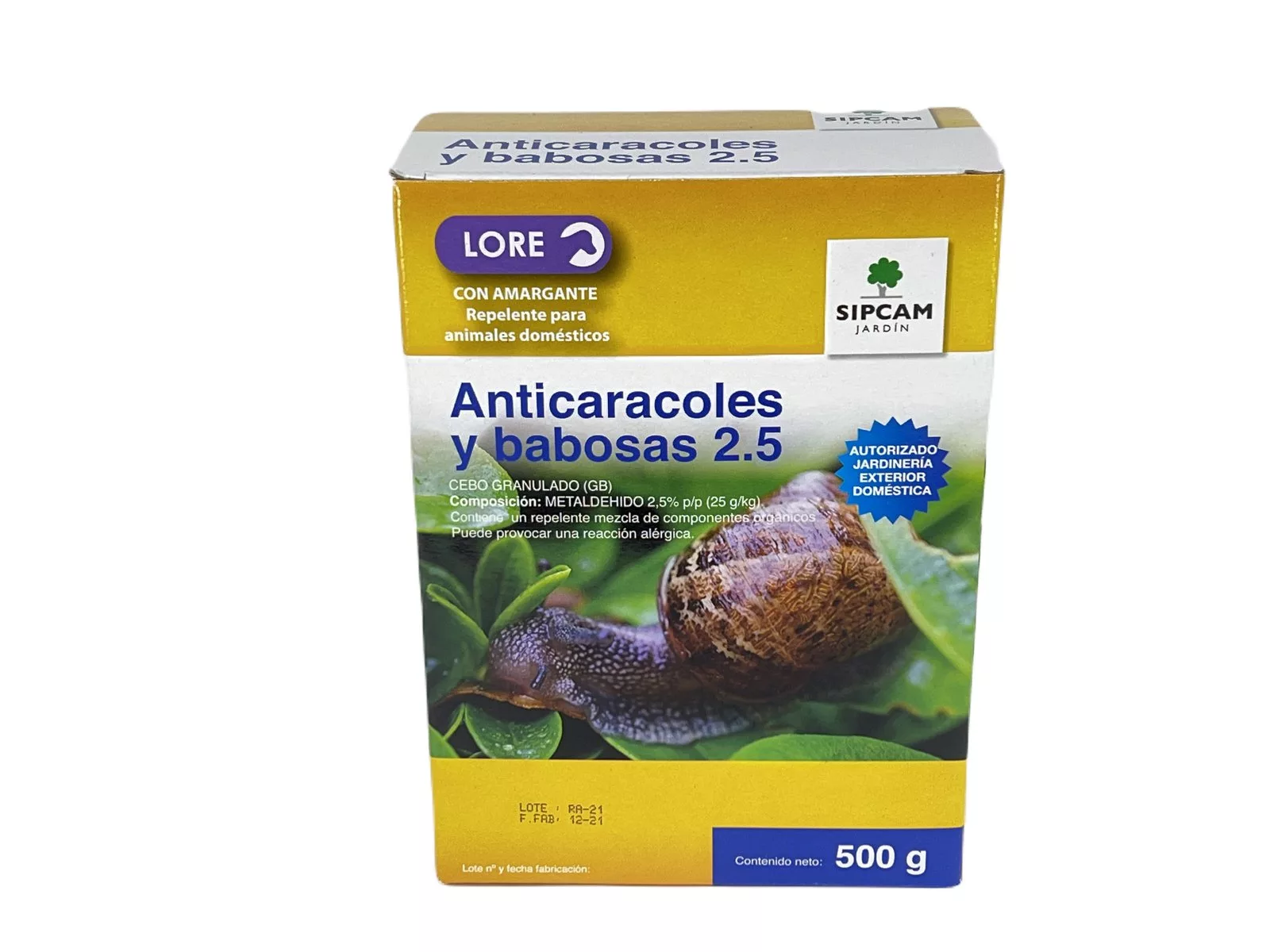Insecticidas Químicos, SIPCAM JARDIN Anticaracoles 2.5