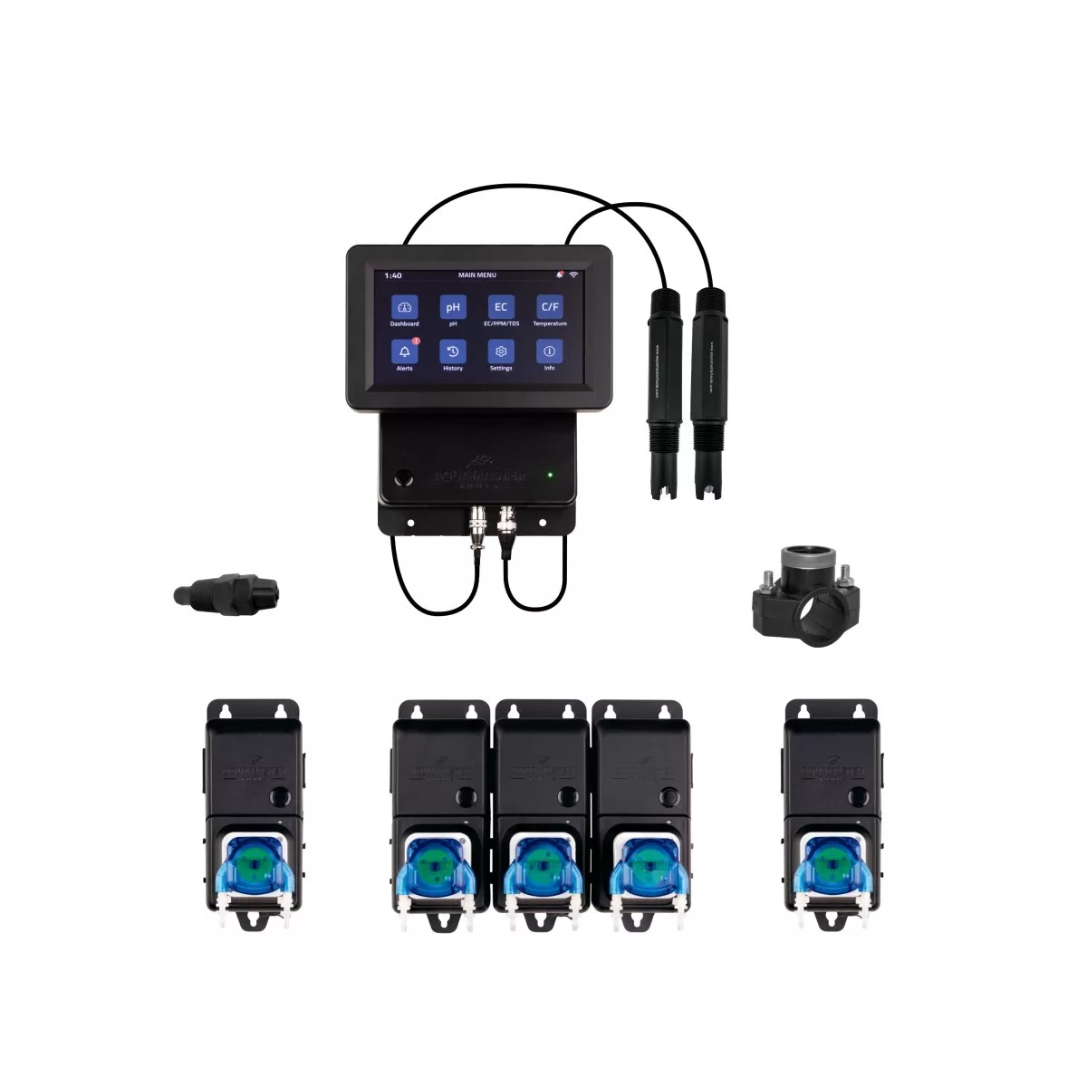 Kit Controlador C800 Pro Inline Aqua Master con Bombas C10 y C30