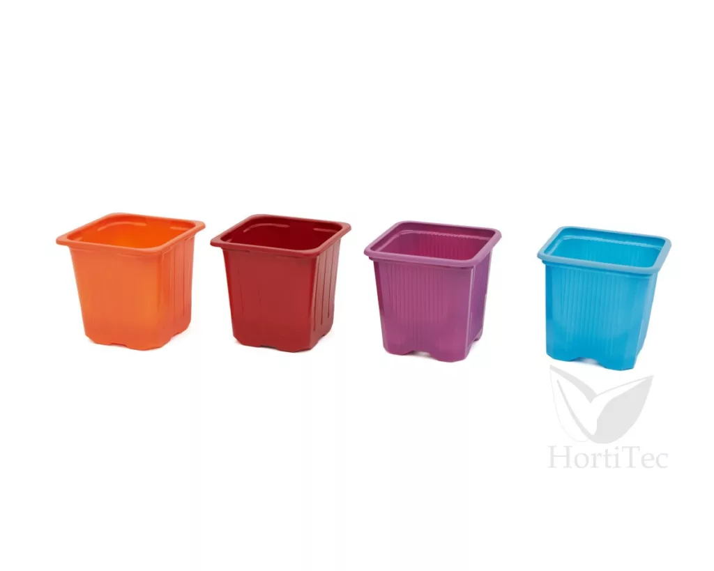 Maceta cuadrada colores — vista 2