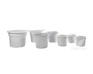 Maceta Redonda Blanca