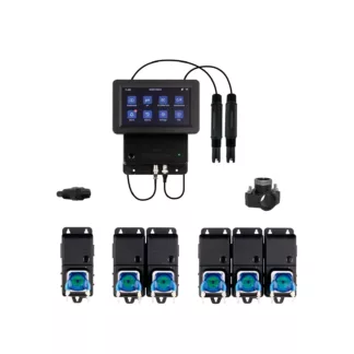 Medidores de pH y EC Kit controlador C800 Pro y bombas C10+C20+C30 Inline Aqua Master