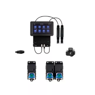 Medidores de pH y EC Kit controlador C800 Pro y bombas C10+C20 Inline Aqua Master