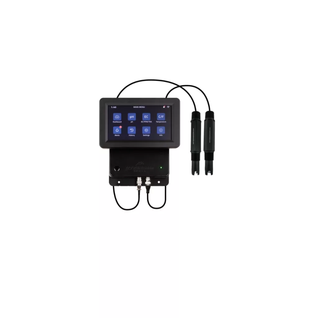 Medidores de pH y EC Kit controlador C800 Pro y bombas 2xC10+C30 Inline Aqua Master — vista 2