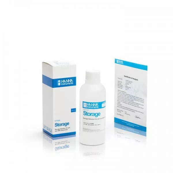 Medidores de pH y EC Solución almacenamiento electrodos 500 ml HI70300L Hanna