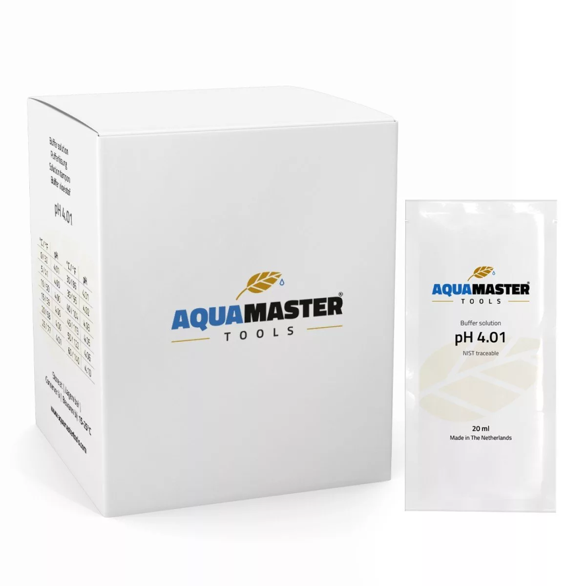 Medidores de pH y EC Solución de calibración ph 4,01 Aquamaster
