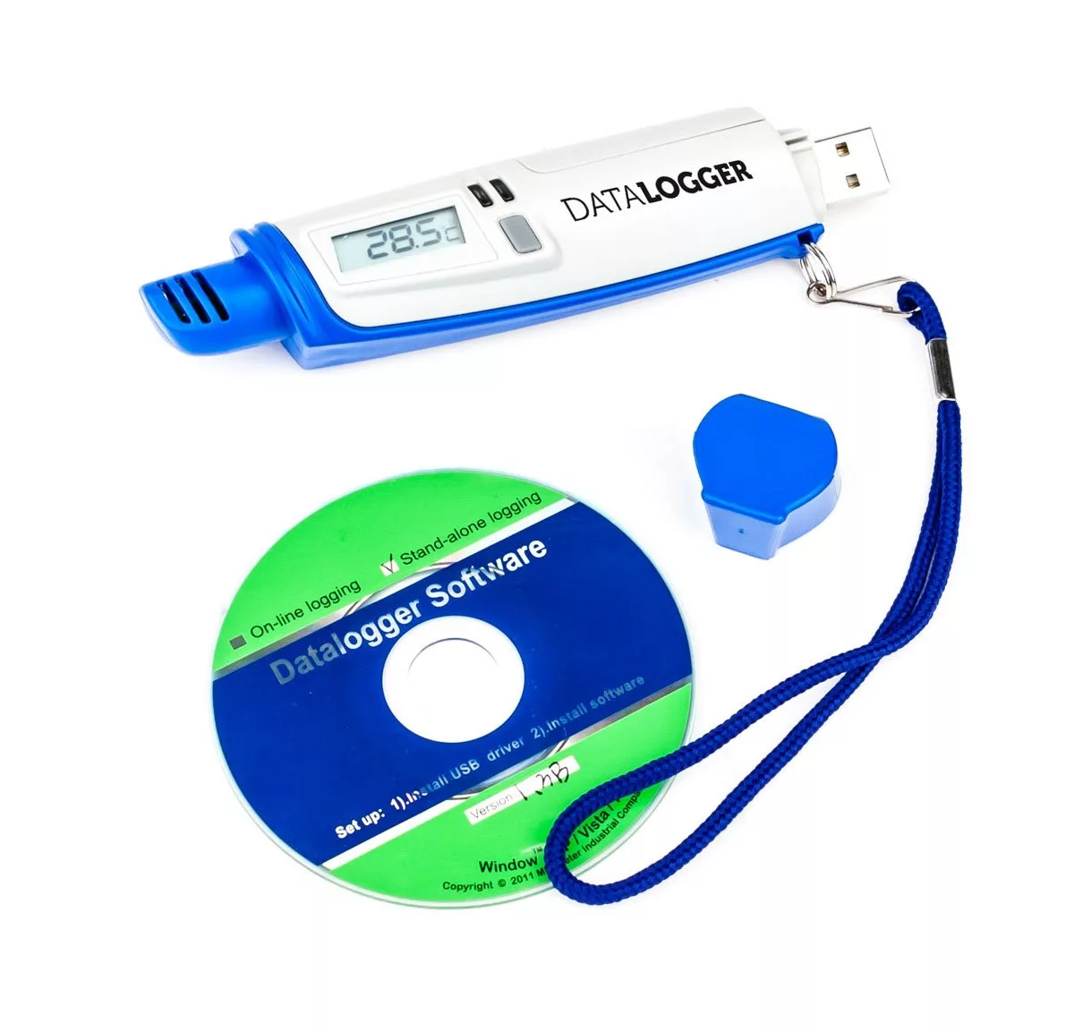 Medidores de Temperatura y Humedad Datalogger (USB) — vista 2