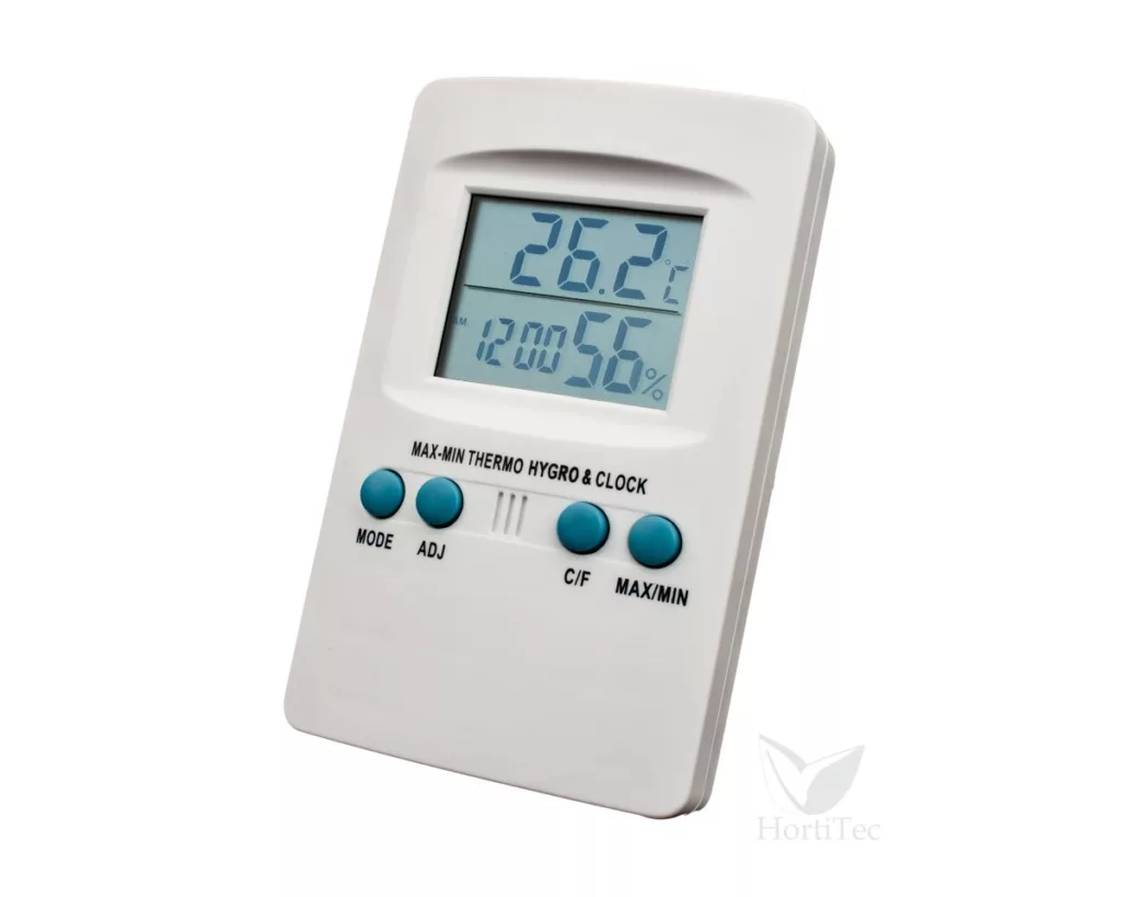 Medidores de Temperatura y Humedad Termohigrómetro sin sonda Vanguard Hydroponics — vista 2