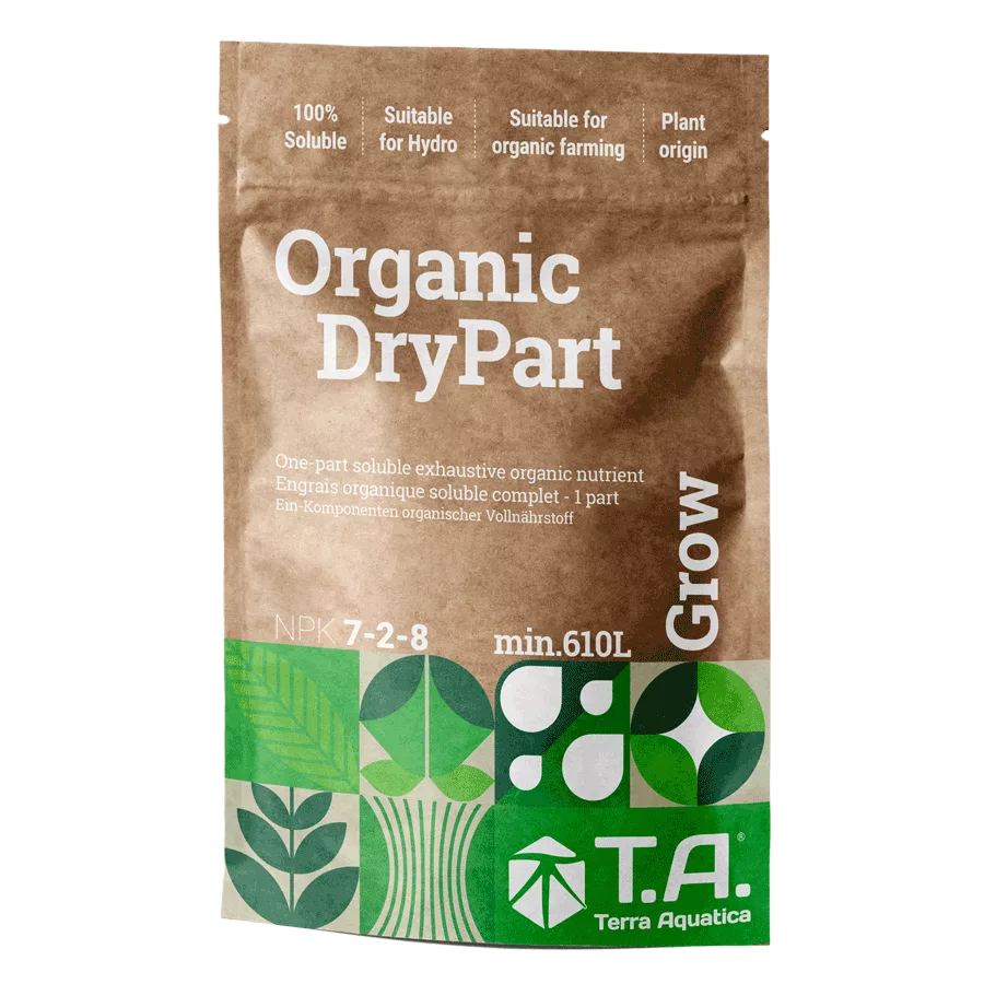 Abono Orgánico en Polvo Terra Aquatica Drypart Grow - Nutrición Vegetativa