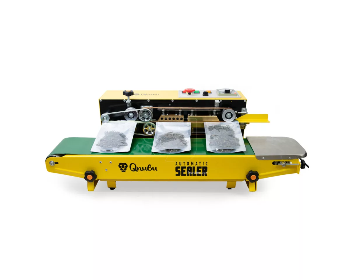 Selladora automática QNUBU con Data Print Kit - Envasado Profesional