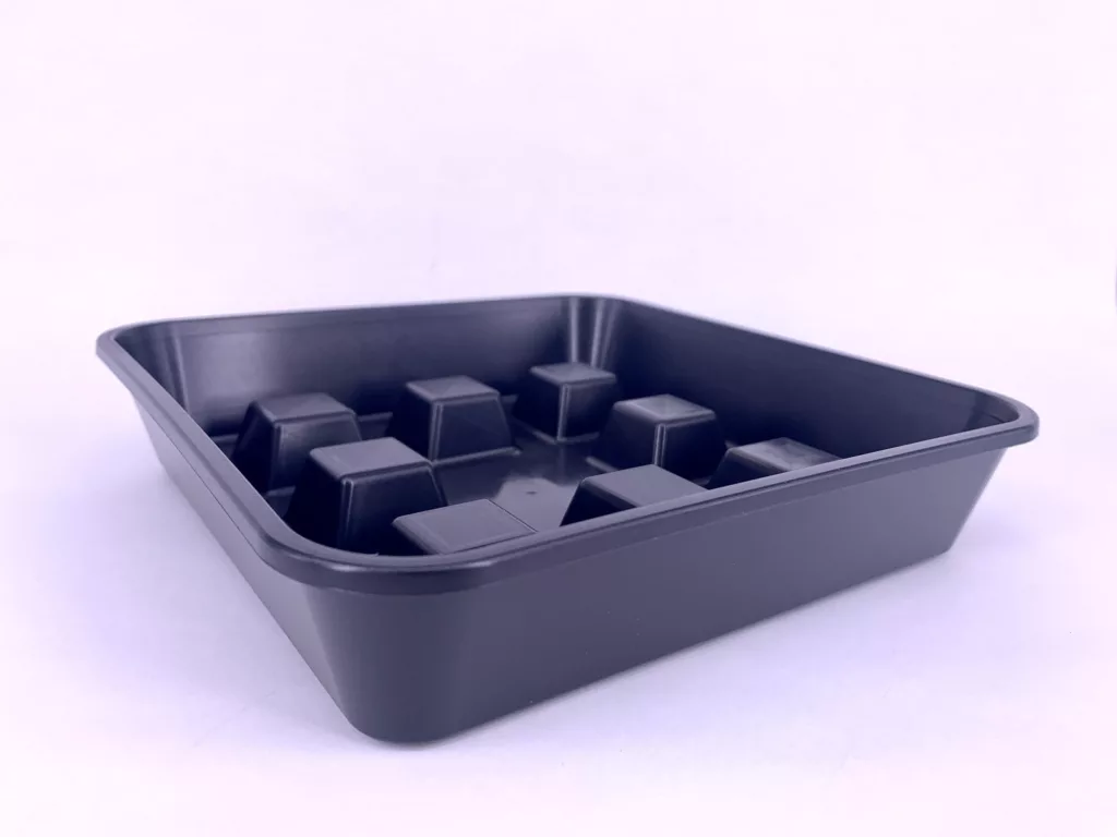 Platos Cuadrados Plato cuadrado elevado 50 uds — vista 2