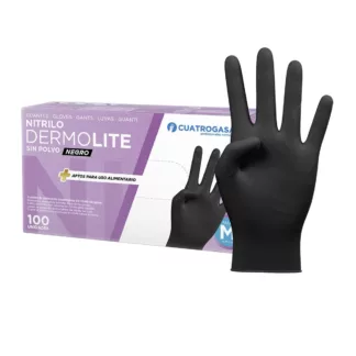 Protección y Limpieza Guantes nitrilo negro 3,5