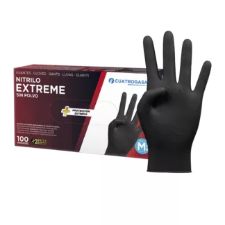 Protección y Limpieza Guantes nitrilo negro 6 gr