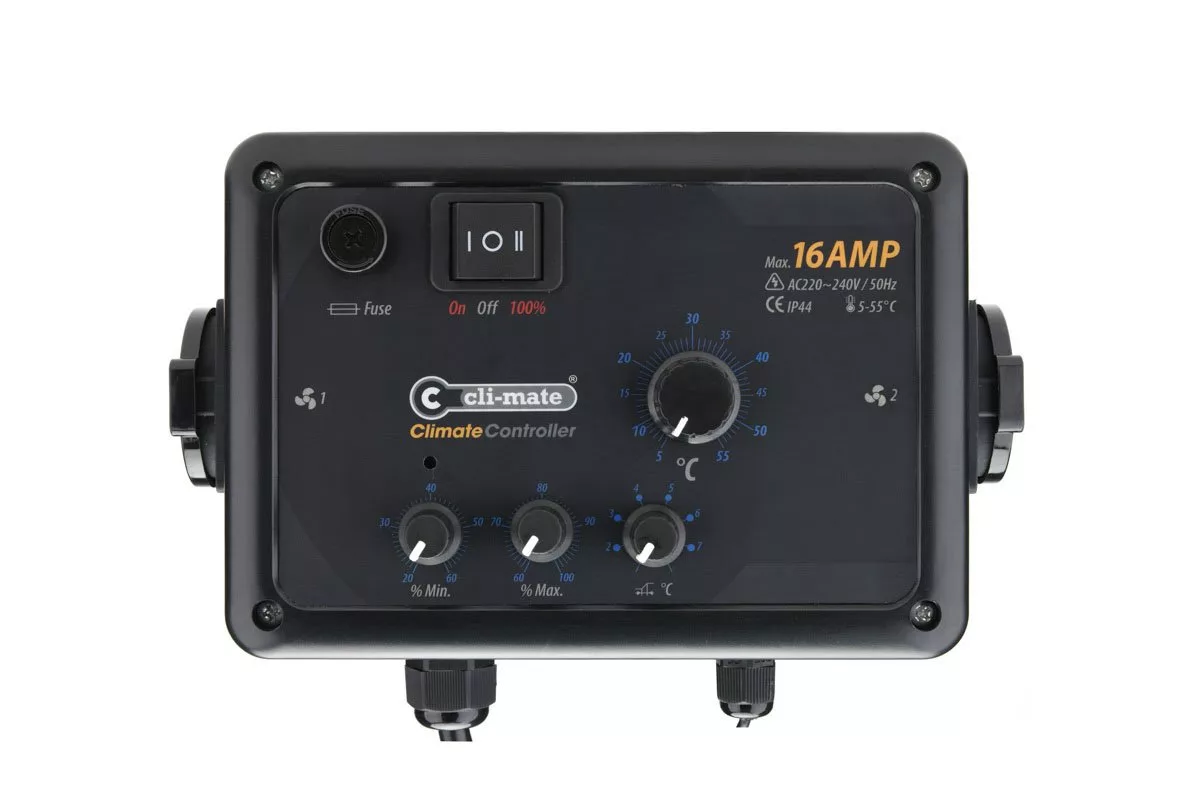 Regulación y Control de Humedad y Temperatura Cli-Mate Controlador clima con histéresis