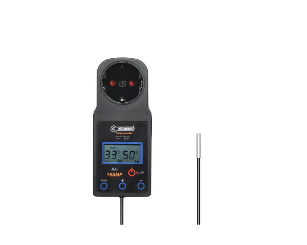Regulación y Control de Humedad y Temperatura Temp Controller 16A — vista 2