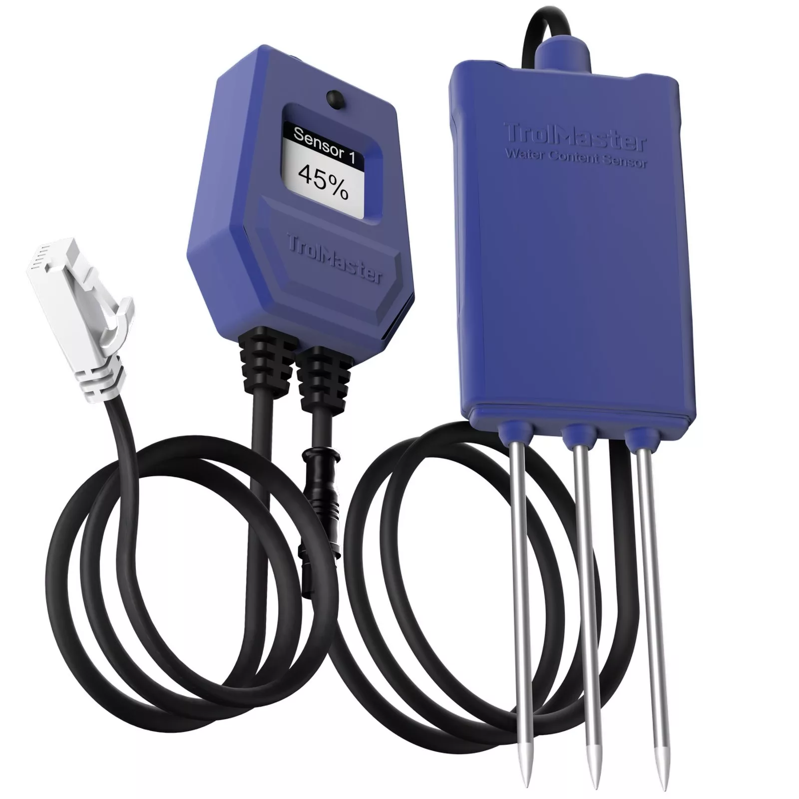 Regulación y Control de Humedad y Temperatura (WCS-1) Sensor de contenido de agua cable set