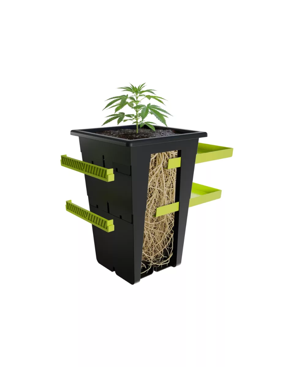 Replant Maceta Cuadrada - Contenedor Inteligente Todo en Uno