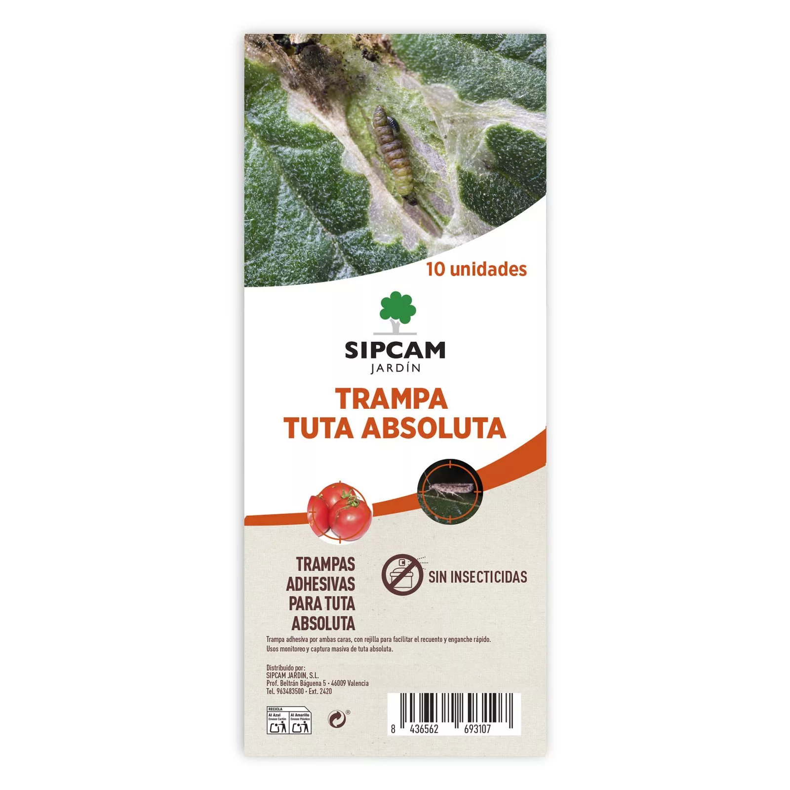 Sanidad Vegetal Trampa adhesiva tuta Sipcam