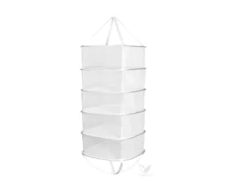 Secador Vertical de Malla Cuadrado 45 cm - 5 Niveles Plegable