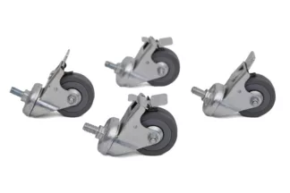 Soportes Kit ruedas soporte bandeja EU (4 uds)