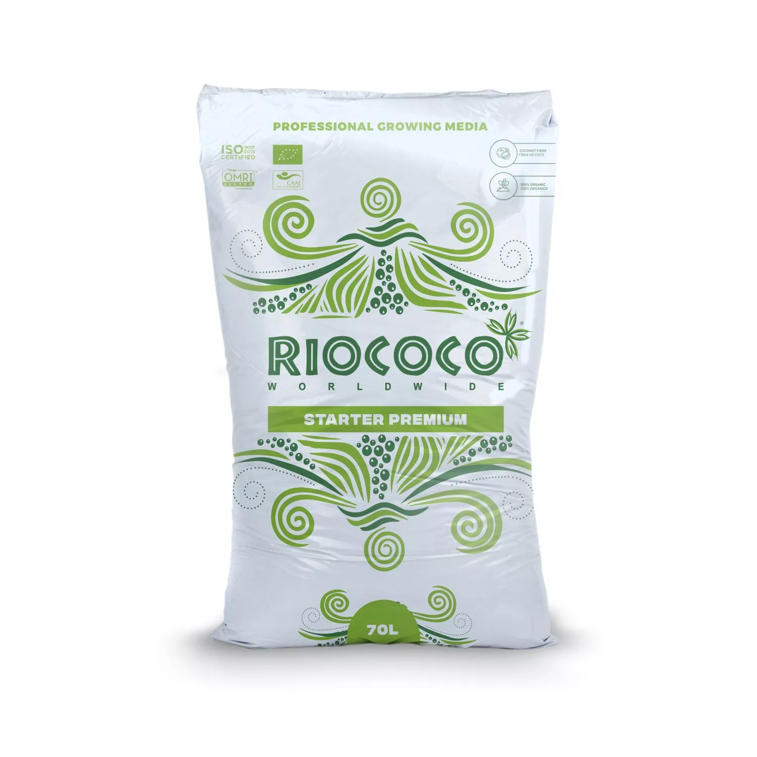 Sustratos de Producción Sustrato de Coco 70 L Starter Premium Riococo