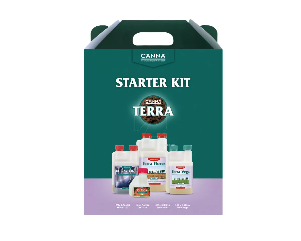CANNA Terra Starter Kit: Nutrición completa para tierra