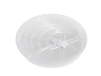 Plato redondo plástico transparente VDL