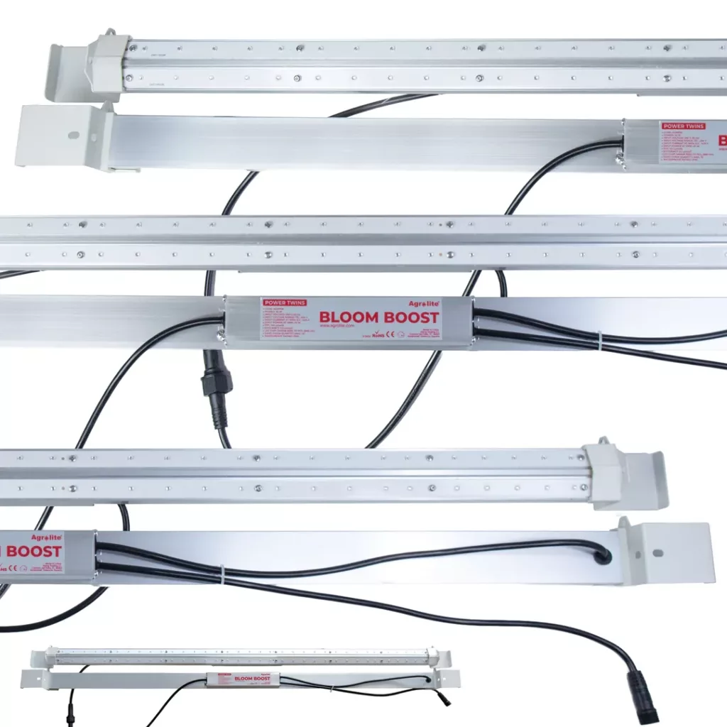 Barras LED Power Twins Bloom Boost 2 x 45 W rojo 660 nm - Agrolite — vista 3