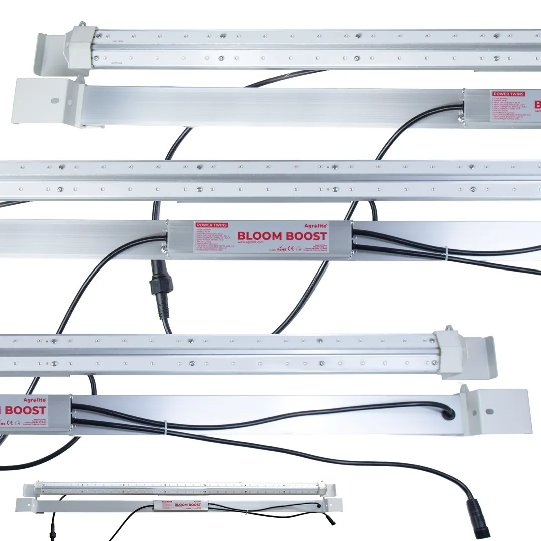 Barras LED Power Twins Bloom Boost 2 x 45 W rojo 660 nm - Agrolite — vista 3