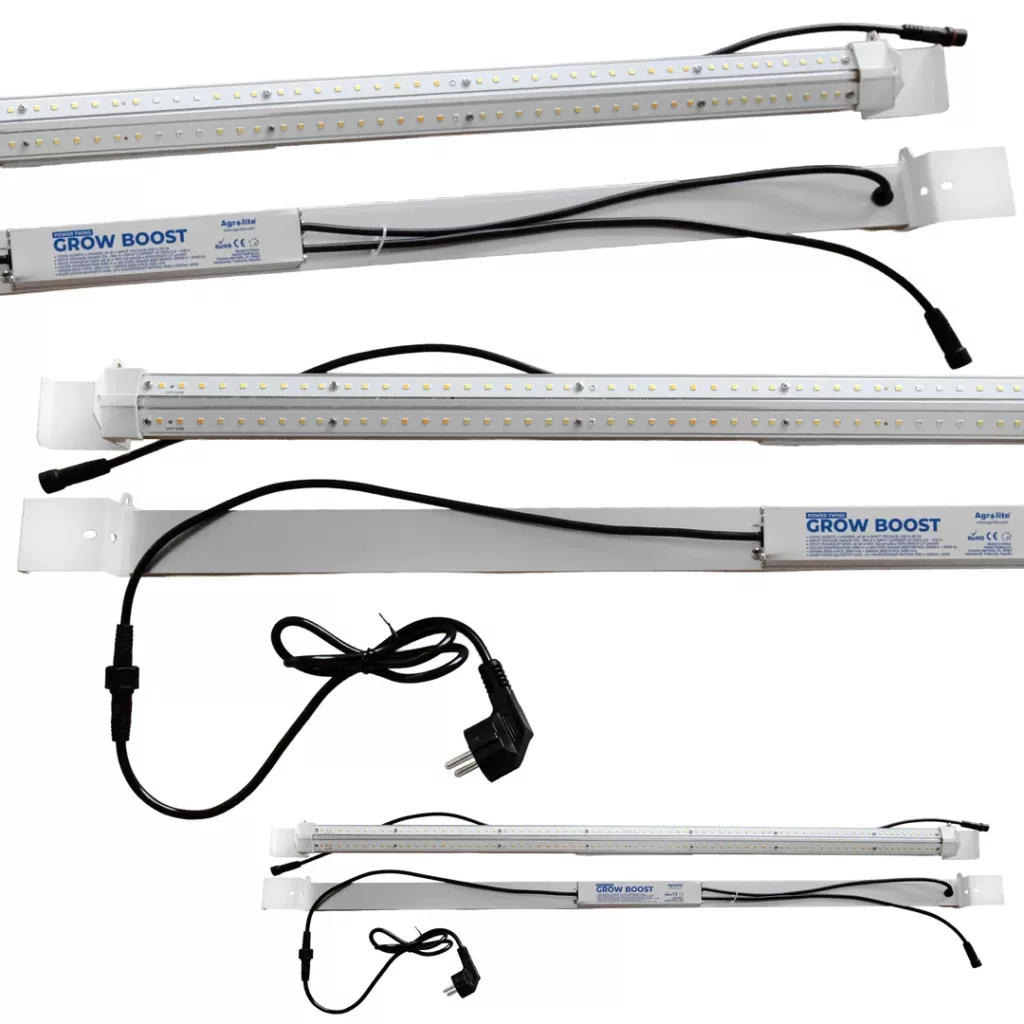 Barras LED Power Twins Grow Boost 2 x 45 W 5360 K - Agrolite — vista 2
