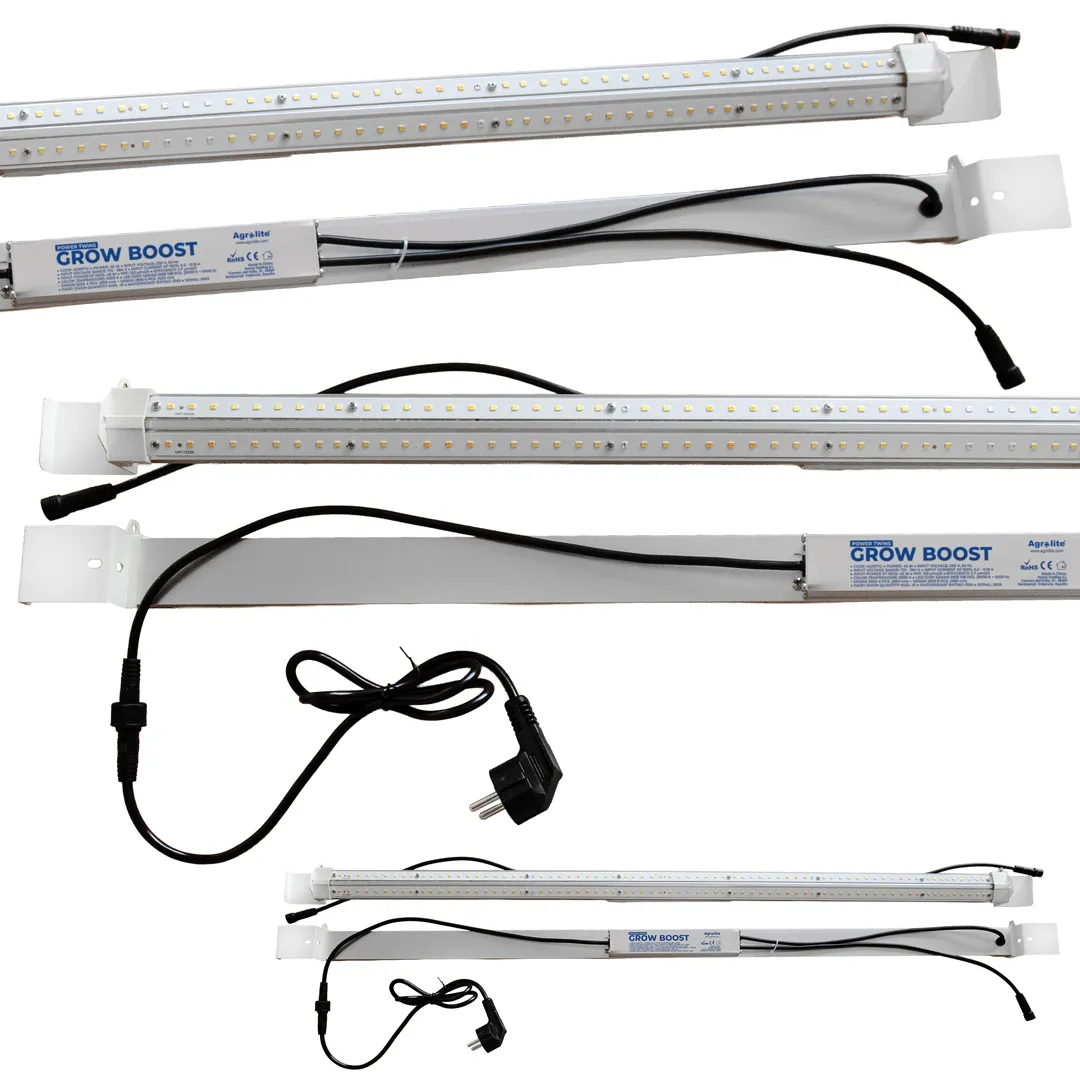 Barras LED Power Twins Grow Boost 2 x 45 W 5360 K - Agrolite — vista 2