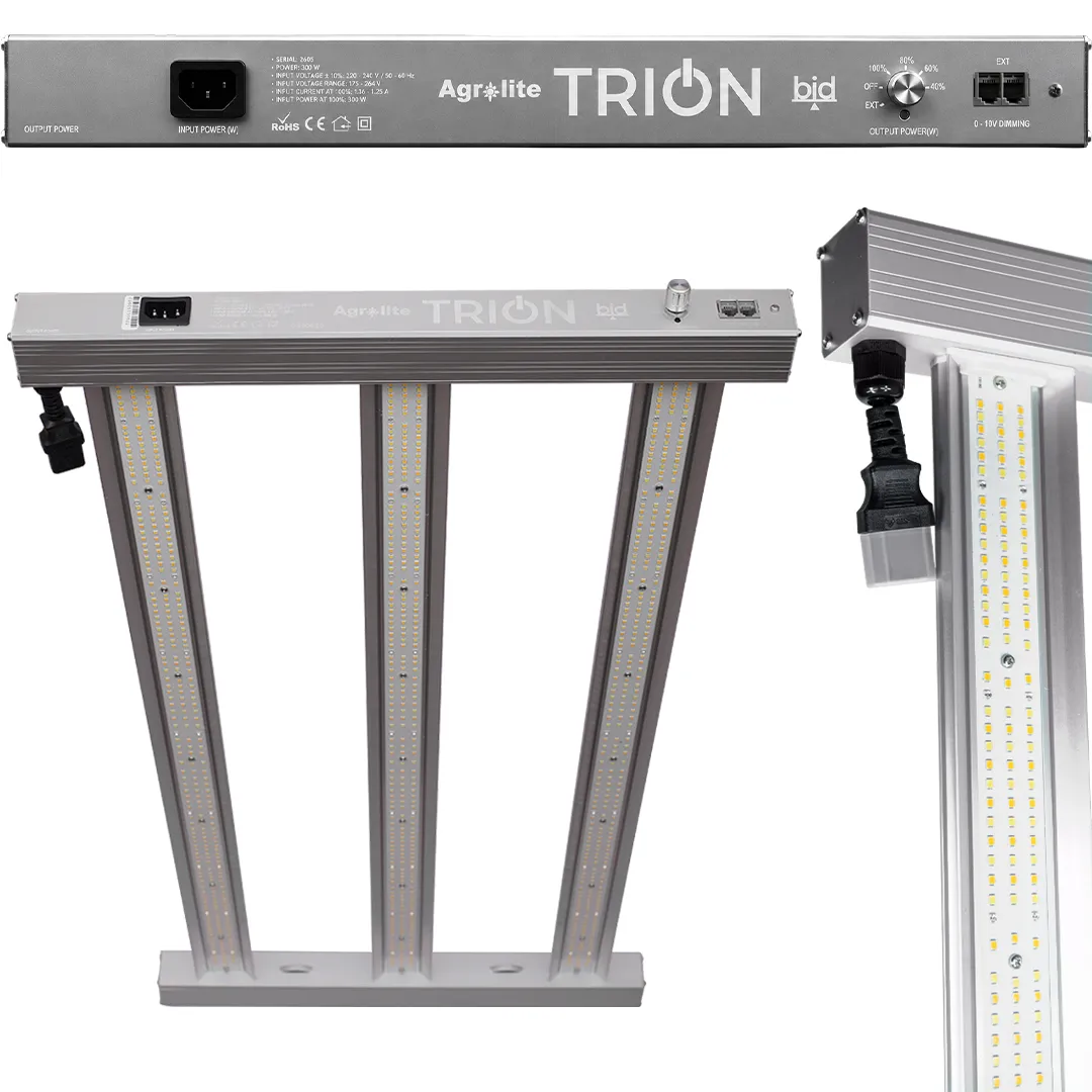 Luminaria LED Trion 300 W 3,1 µmol/J para 120 x 60 cm - Agrolite