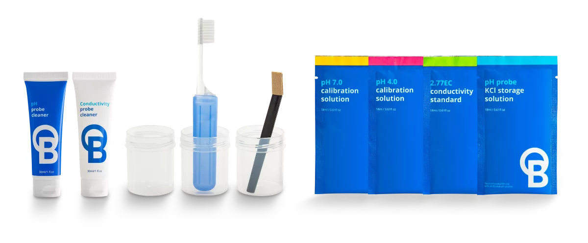 Kit limpieza y calibración de pH y conductividad
