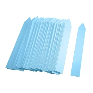 Etiquetas de picar azules de plástico de 12 cm, 500 unidades