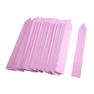 Etiquetas de picar rosas de plástico de 12 cm, 500 unidades