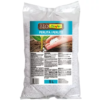 Perlita expandida para aireación del sustrato, 5 L - Flower