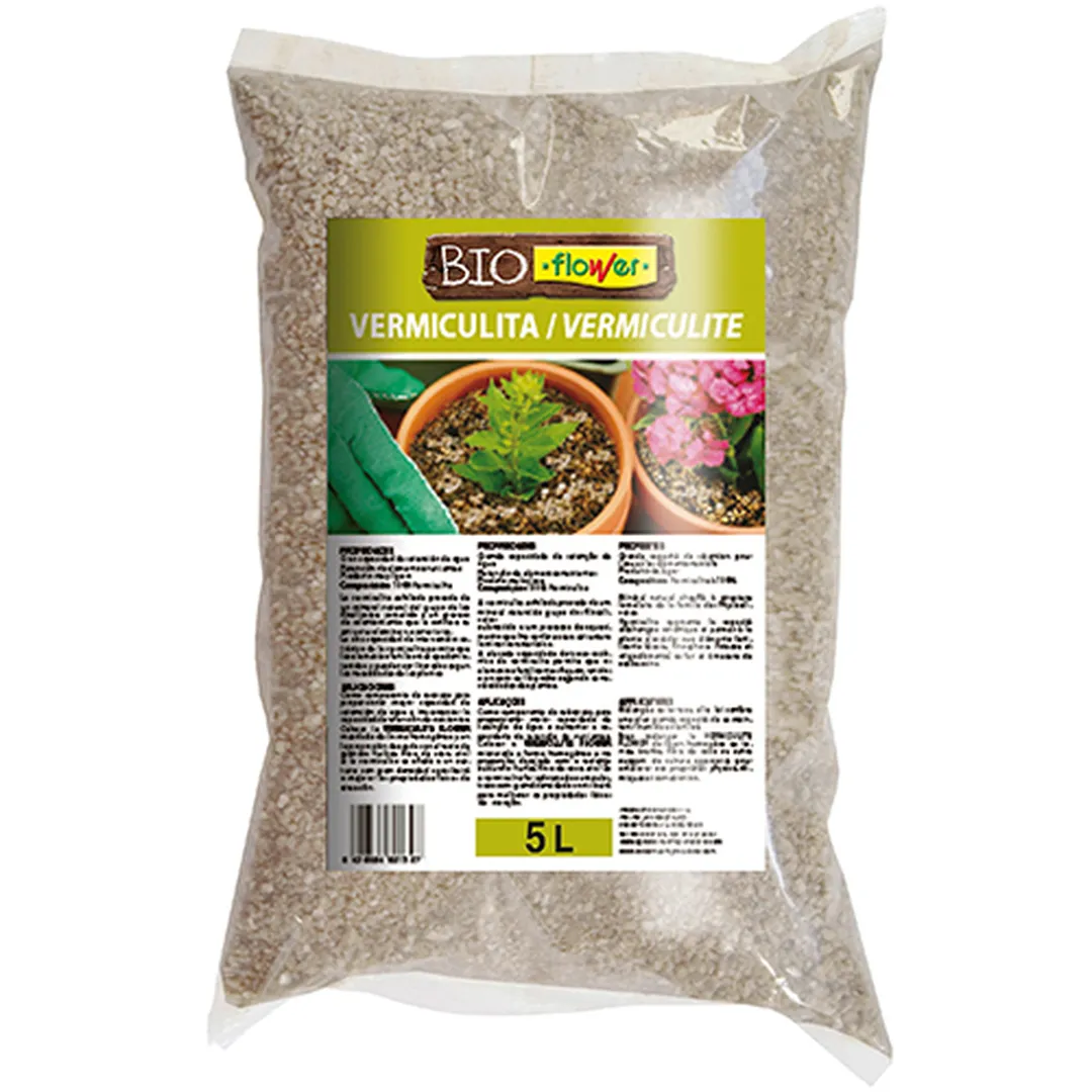 Vermiculita expandida para mezclas de sustrato, 5 L - Flower