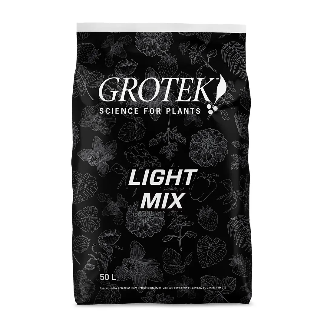 Light Mix sustrato ligero con perlita y abono de inicio, 50 L - Grotek