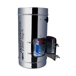 Ozonizador de 250 mm y 7.000 mg/h con puerta para placas - Indizono