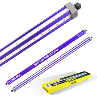 Barra LED FAR-RED 50 W suplementaria para luminarias Zeus - Lumatek