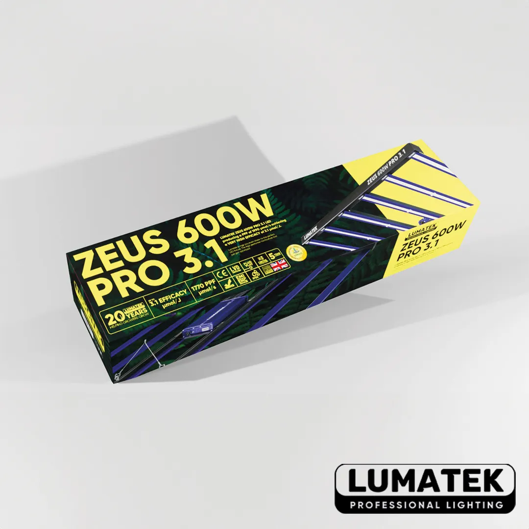 LED Zeus 600 W PRO 3.1 de seis barras y driver remoto - Lumatek — vista 5