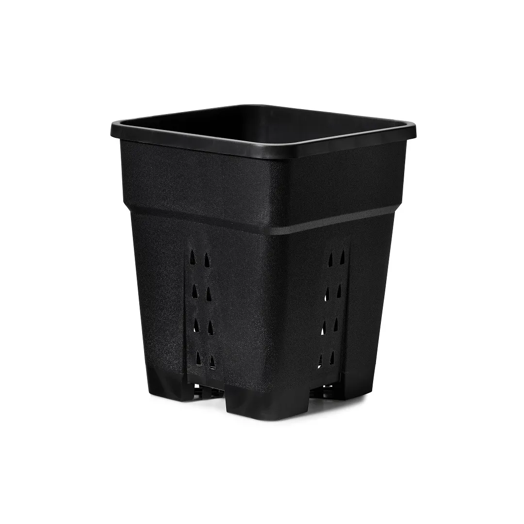 Maceta Pot Air cuadrada de 24x24x27cm y 11L con aireación lateral