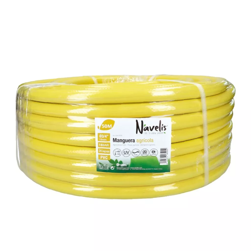 Manguera de riego Ø3/4" de 19 mm por metro, 3 capas de PVC — vista 2