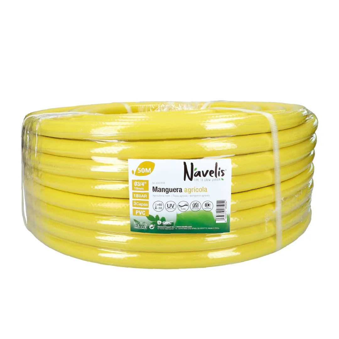 Manguera de riego Ø3/4" de 19 mm por metro, 3 capas de PVC — vista 2