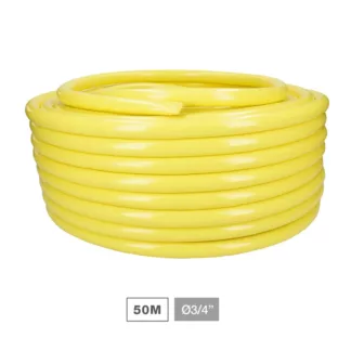Manguera de riego Ø3/4" de 19 mm por metro, 3 capas de PVC