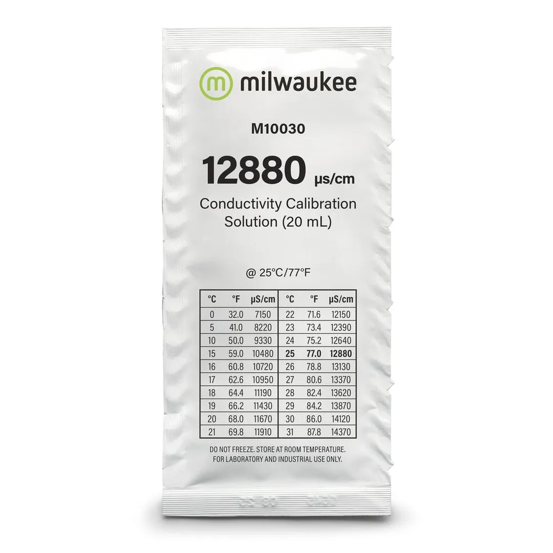 Líquido calibrador EC 12880 µS/cm de 20ml - Milwaukee