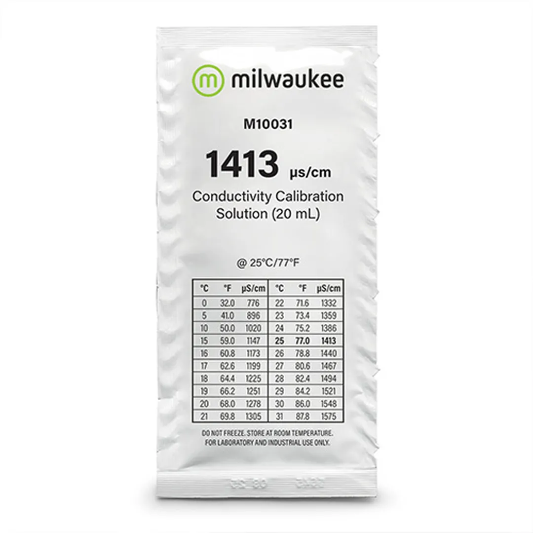 Líquido calibrador EC 1413 µS/cm de 20ml - Milwaukee