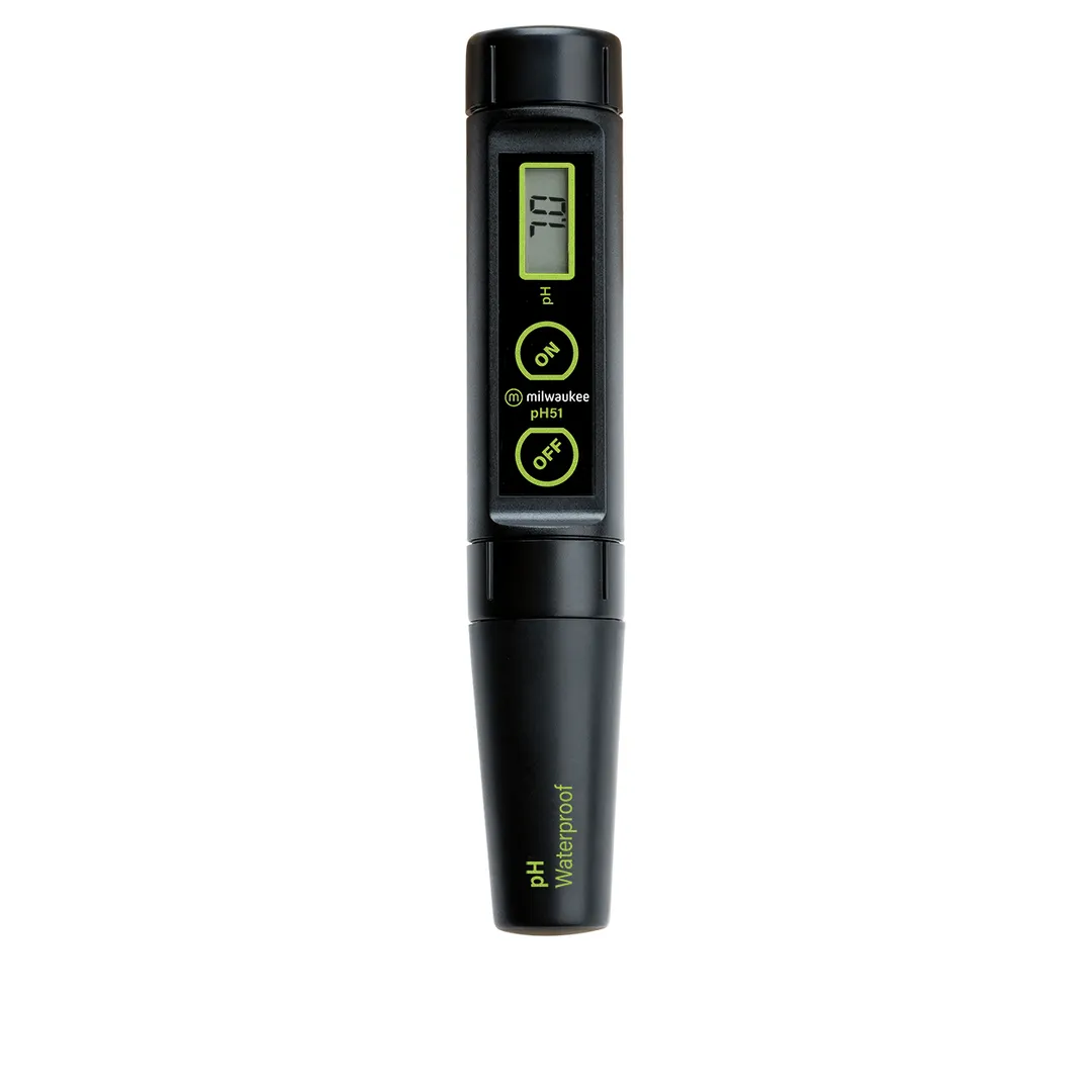 Medidor de pH Waterproof pH51 de 0,0 a 14,0 pH e IP65 - Milwaukee